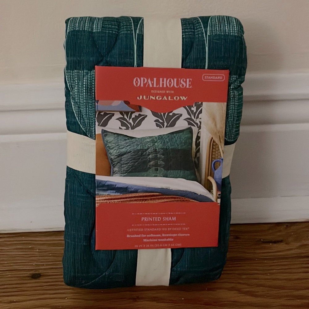 OPALHOUSE STANDARD PILLOW SHAM (Teal)